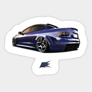 holden commodore ve violet Sticker